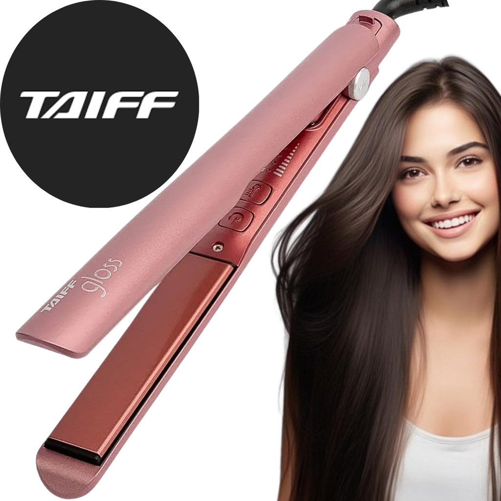 Chapinha Profissional Taiff Placas De Cerâmica Com Macadâmia Rose gloss em Oferta na Shopee