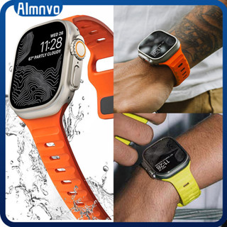 Pulseira Strap De Silicone Esportiva Para Relógio Apple Watch SE Ultra 3 2 IWatch Series 11 10 9 8 7 4 44 46 45 42Mm em Oferta na Shopee