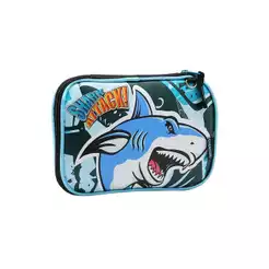 Estojo Escolar Menino Infantil Tubarão Shark Attack 0734355