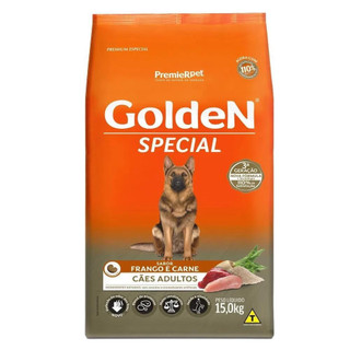 Ração pra Cães Adultos Special sabor Frango e Carne 15kg Golden