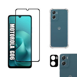 KIT Para Motorola G06 - Película de Vidro 3D - Capa - Câmera em Oferta na Shopee