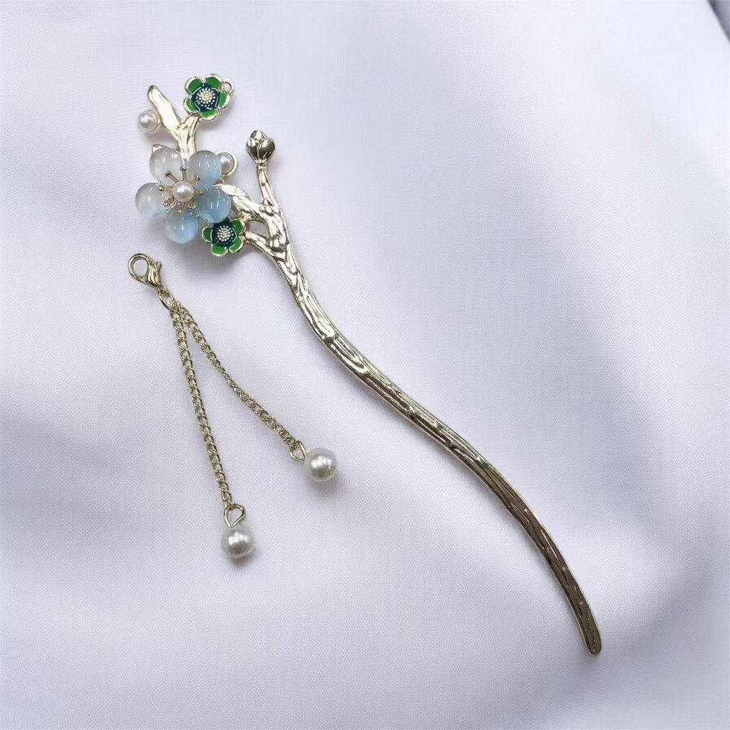 Hashi de Cabelo Floral Oriental Elegante Design Moderno e Modelos Sortidos em Oferta na Shopee