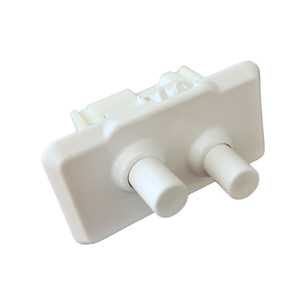 Interruptor Branco Duplo Refrig Brastemp Consul Bre Brd Crm Orig - W10471975