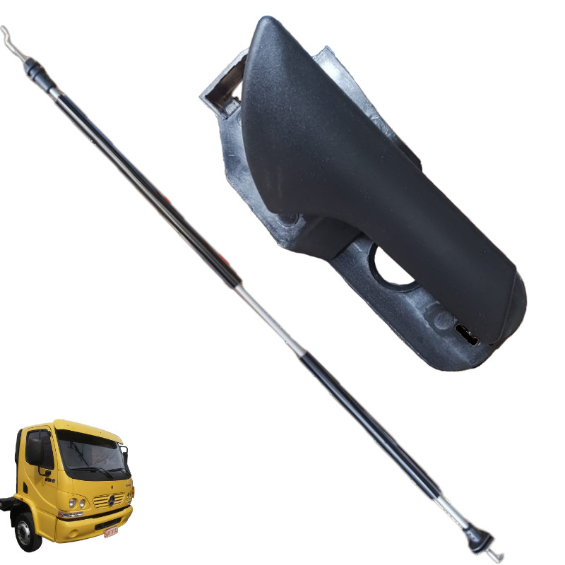 Kit 1 Maçaneta Interna 1 Cabo Da Fechadura Porta Direita Mercedes Benz Accelo