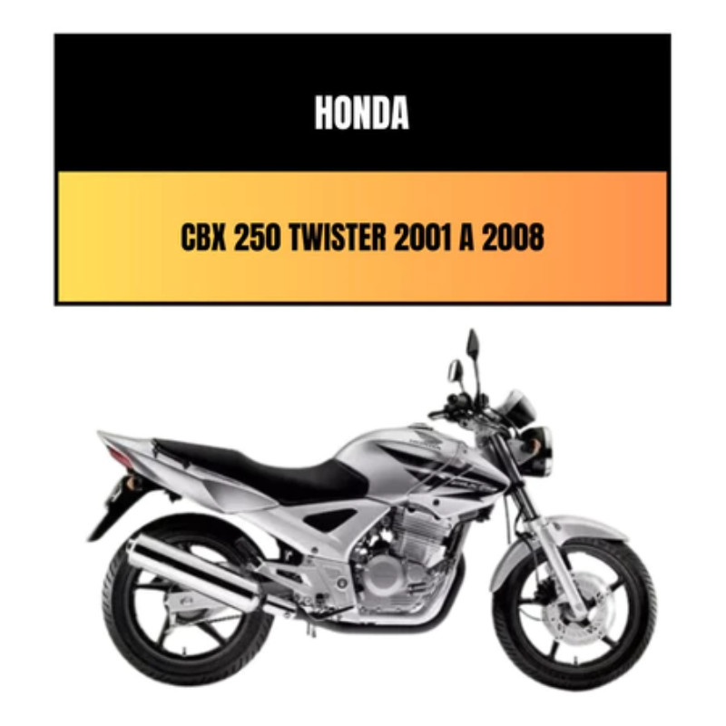 Kit Relação Tração Transmissão Cbx 250 Twister 2001 Á 2008 Aço 1045 Velth — imagem 2 de 2