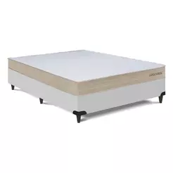 Cama Box e Colchão Poli D33 - Viúva(128x188) - Ortoclass