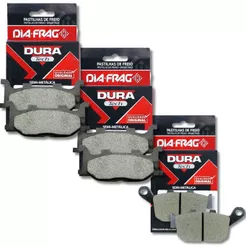 Kit Pastilhas de Freio Xj6 2009-2012 Diafrag