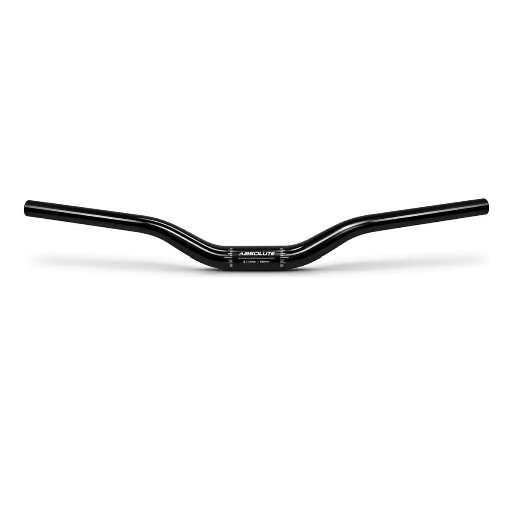 GUIDÃO ABSOLUTE VOADOR AÇO 31,8X680MM TIPO KALIN GRAU BIKE