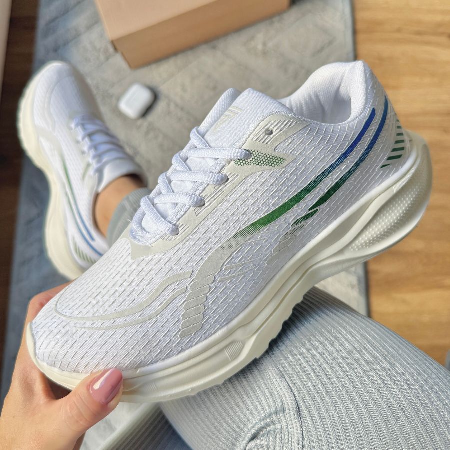 Tênis Feminino Jogger Academia Traseira Acolchoada Sola Amortecedora Musculação