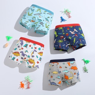 Novo produto de algodão puro roupa interior do menino confortável boxer dos desenhos animados médio grande menino bebê b