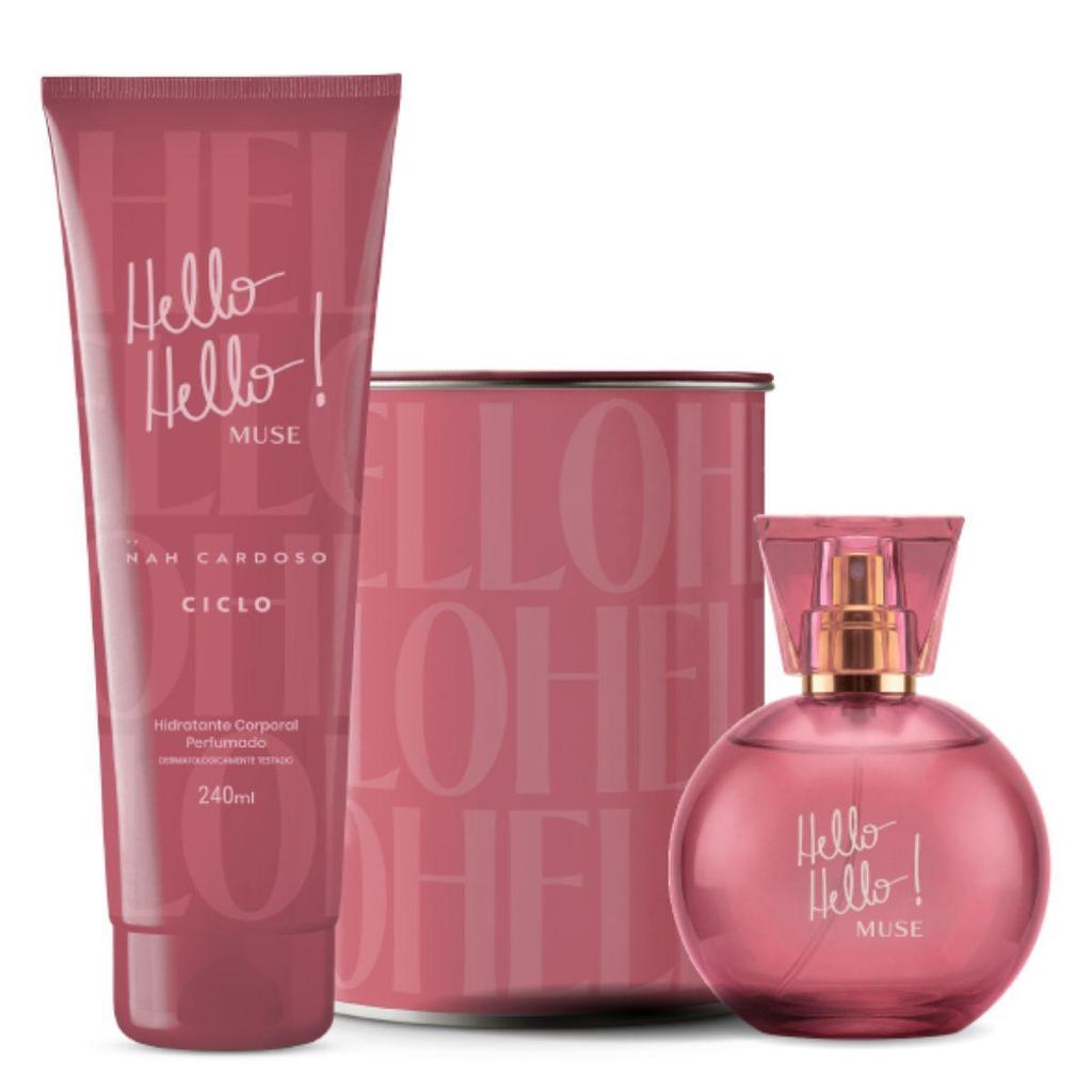 Combo Kit Muse Deo Colônia 100ml + Loção Hidratante Perfume Feminino