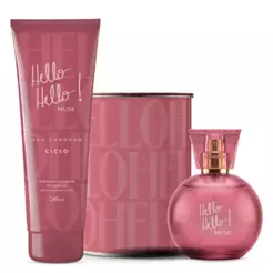 Combo Kit Muse Deo Colônia 100ml + Loção Hidratante Perfume Feminino