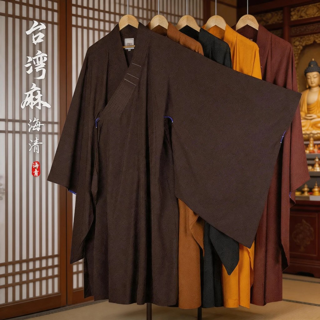 High-End monge roupas mar juventude verão fino quatro estações Layman roupas masculino monge roupas feminino casaco cami