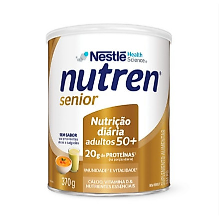 Nutren Senior Suplemento Alimentar Sem Sabor Nestlé 370g