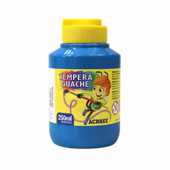 Tinta guache Azul 250ml 559 Acrilex