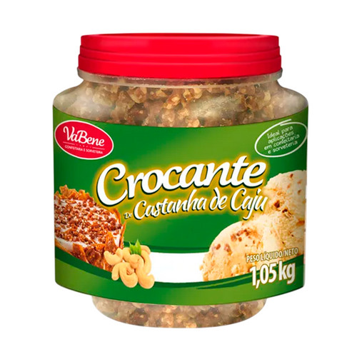 Crocante de Castanha-de-Caju Pote 1,05kg Vabene