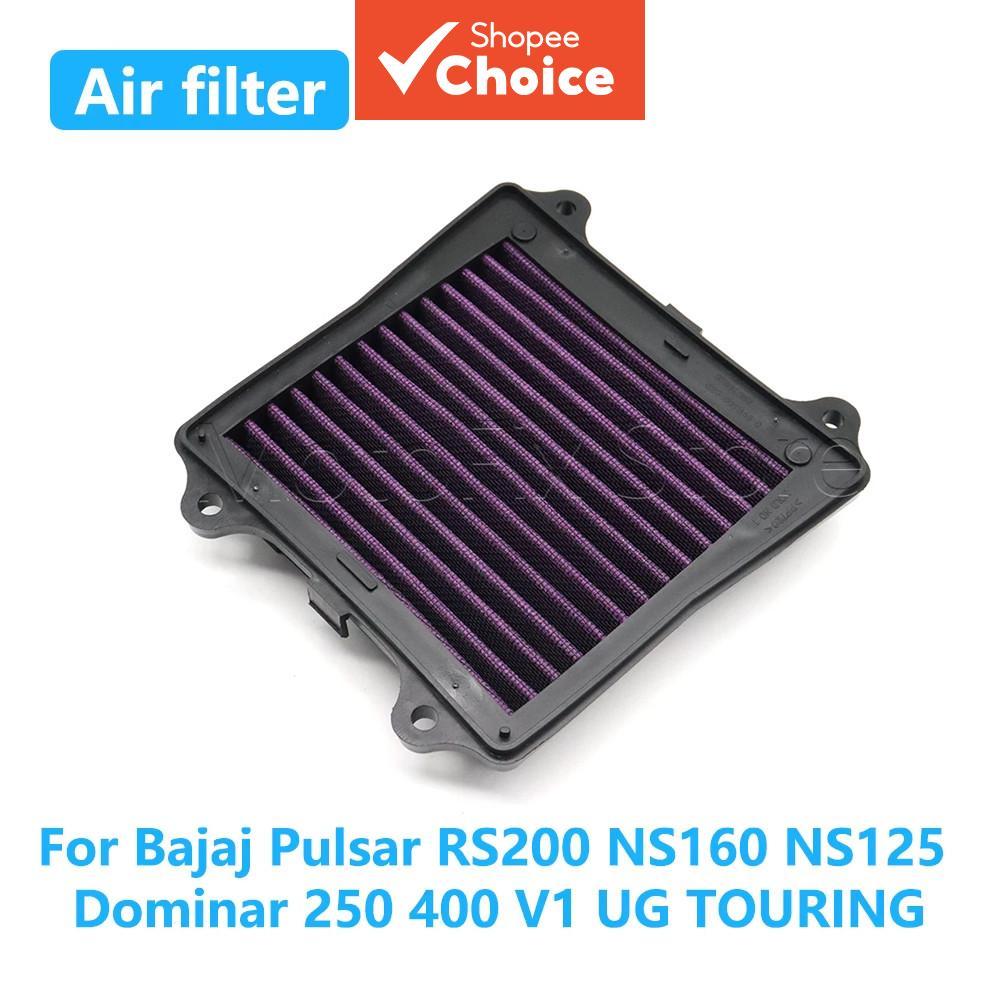 Filtro de Ar de Alta Performance Lavável para Limpeza de Admissão, compatível com Bajaj Dominar 400 Touring Motor