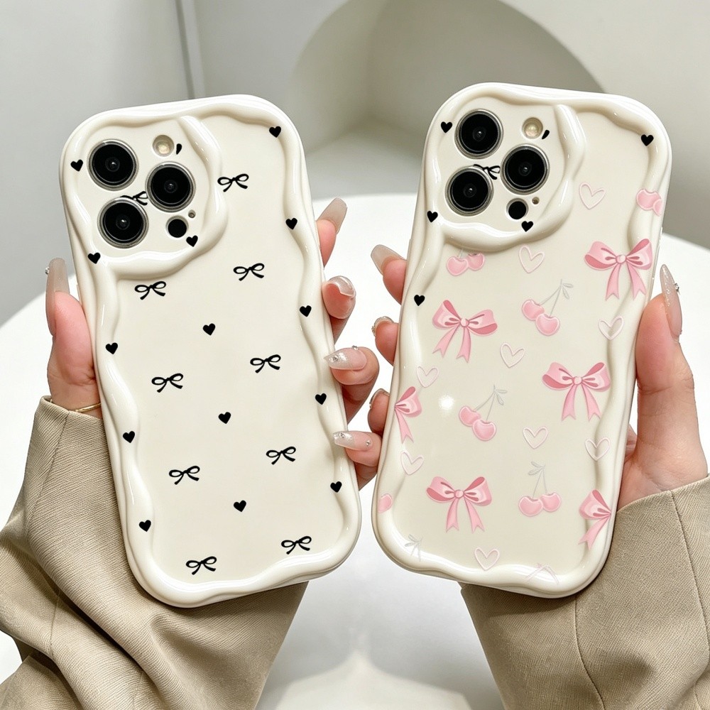 Capa Para Samsung Galaxy A57 A37 A27 A15 A17 A16 A56 A55 A36 A26 A54 A35 A34 A53 A07 A06 De Telefone Amor Coração Arco P
