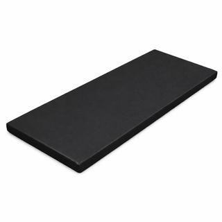 Colchonete Preto Fitness Espuma Alta Densidade | Confortável, Resistente e Antiderrapante | Treino em Casa ou Academia
