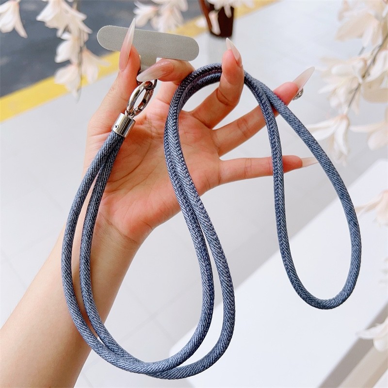 Cordão Longo Universal Ajustável Para Telefone , Alça De Pescoço Crossbody , Corda Suspensa Com Clipe , Acessórios Anti-