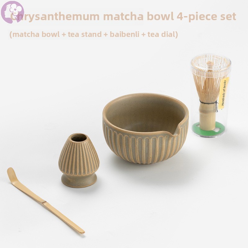 Conjunto De Ferramentas Para Fazer Matcha Vintage