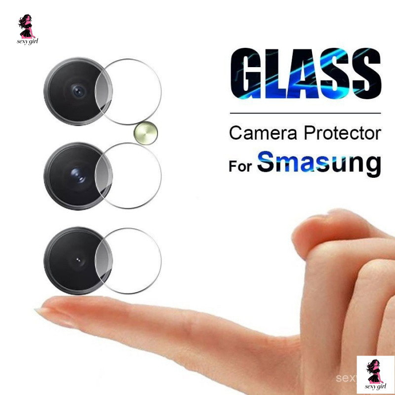 Película protetora de vidro temperado para câmera para Samsung Galaxy S25 Ultra S24 Plus S23 S22 S21 S20 FE A35 A55 A56 