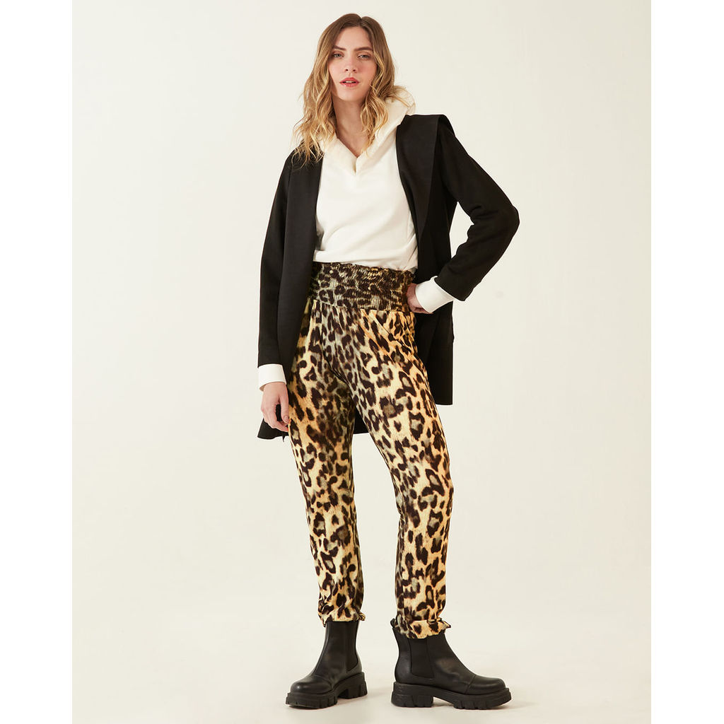 Calça Jogging Animal Print Viscose Malwee
