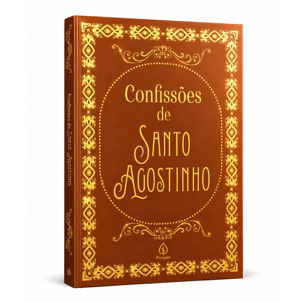 Livro Confissões de Santo Agostinho - Edição Especial de Luxo Almo