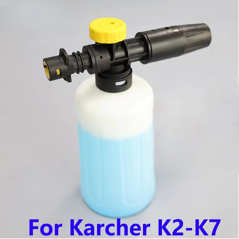 Canhão De Espuma De Neve Garrafa De Lança Ajustável Para Karcher K2-K7 Lavadora De Alta Pressão Acessório Pulverizador L