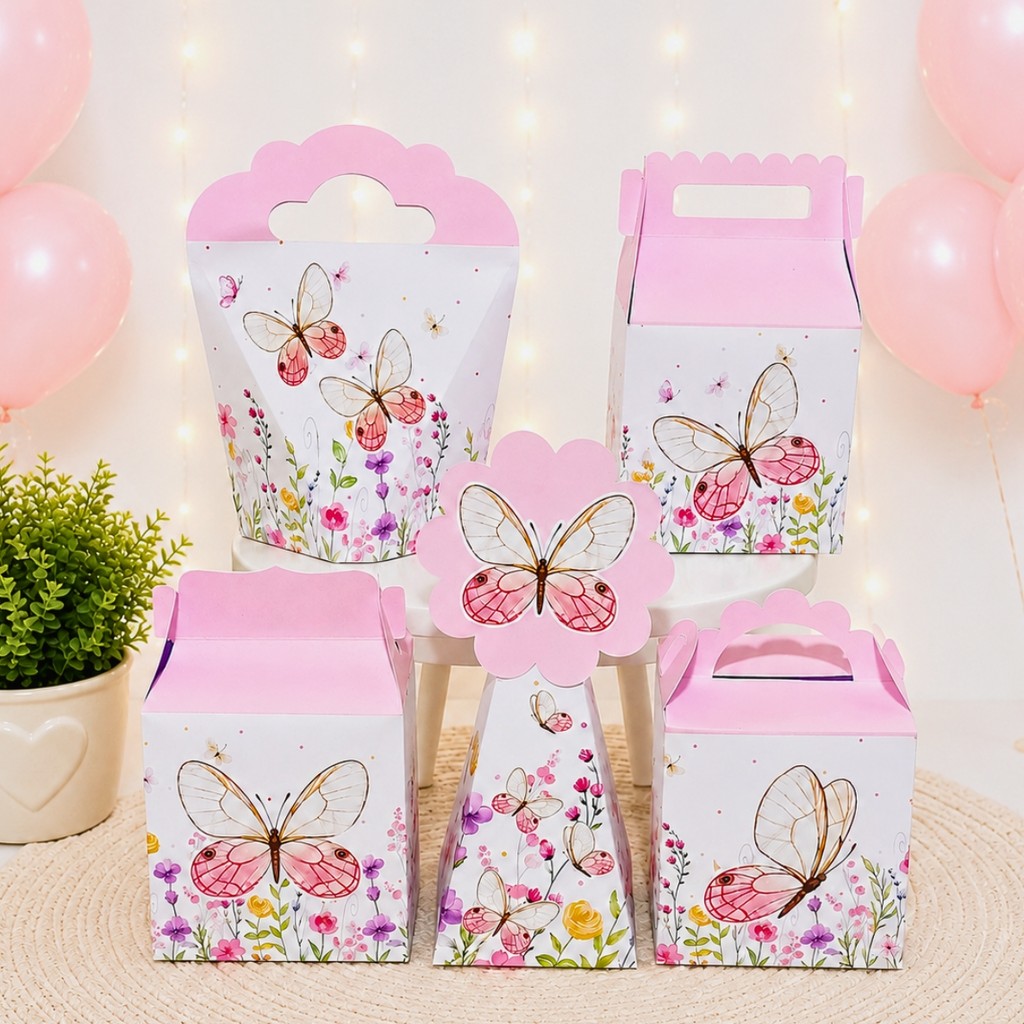 Kit 15 a 60 Caixas JARDIM ENCANTADO BORBOLETAS   - PRONTA ENTREGA-FESTA lembrancinhas aniversario personalizados