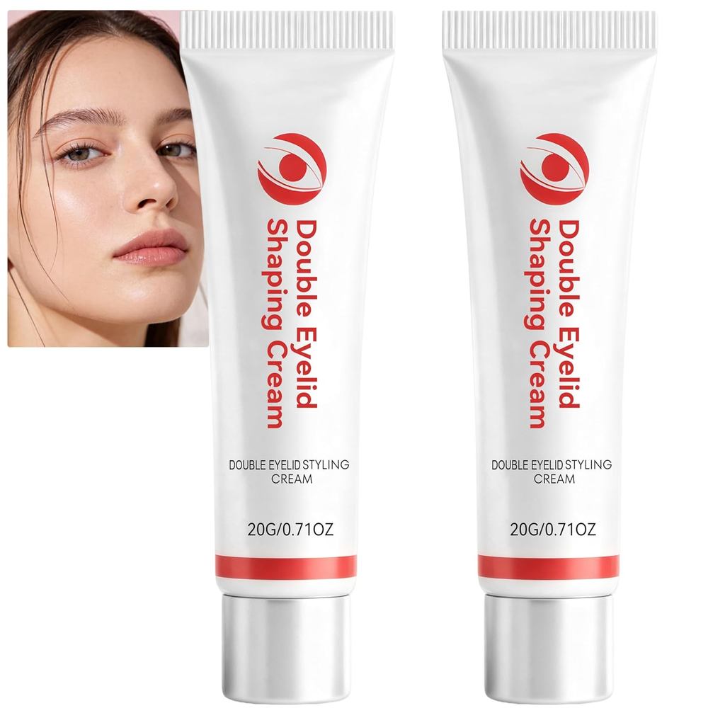 DoubleLipShaping, Invisível, Impermeável, Firmador de Pálpebras para Pálpebras Deslizantes, Pálpebras Caídas ou Simples,