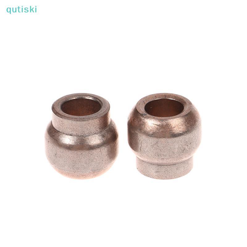 QUTI 1Pc 10mm Eixo De Furo Ferro Liga De Cobre Bucha De Rolamento 20mm Máquina De Lavar Esférica Externa Ventilador Moto