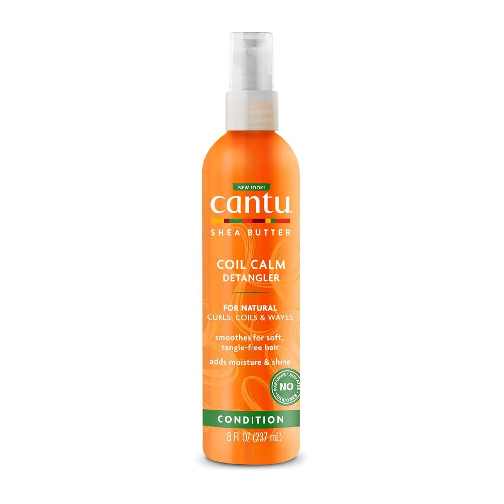 Cantu Coil Calm Desembaraçador com Manteiga de Karité para Cabelos Naturais, 8 fl oz NIDH