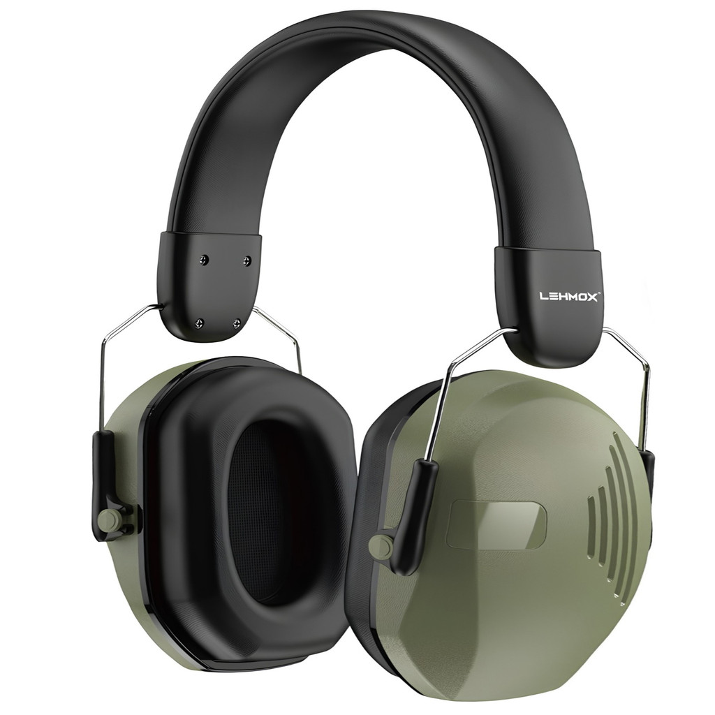 Fone Protetor Abafador De Ruido Verde 32dB Atirador Autista TDAH