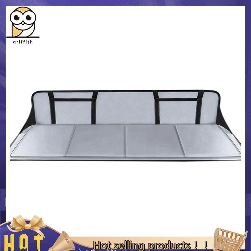 Brs1suv Assento Traseiro Do Carro Tapete De Dormir Cabeça Guarda Placa De Extensão Dobrável Tronco Camping Cama Cinza