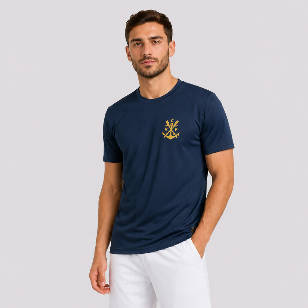 Camisa Flamengo Logo Poliamida Marinho — imagem 2 de 2