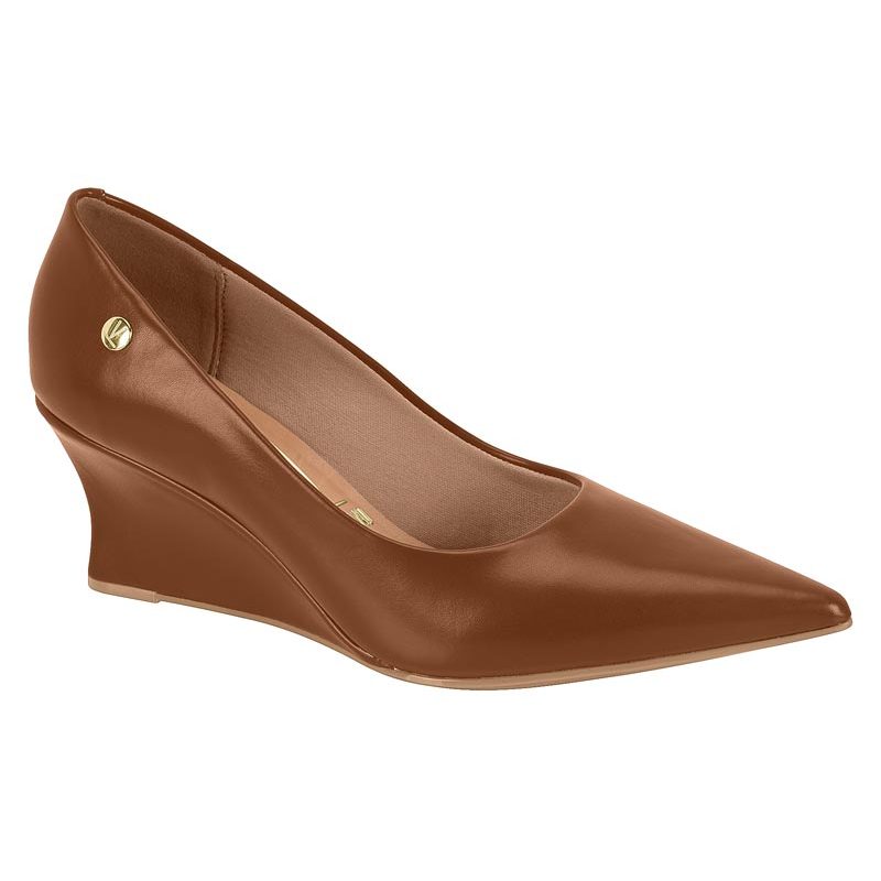 SAPATO SCARPIN ANABELA SLINGBACK BICO ALONGADO CONFORTVEL MODA FASHION VIZZANO ORIGINAL Preto,37