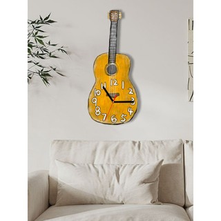 Relógio de parede de guitarra, instrumento Musical, estúdio de treinamento, relógio de parede, decoração, quartzo, mudo,