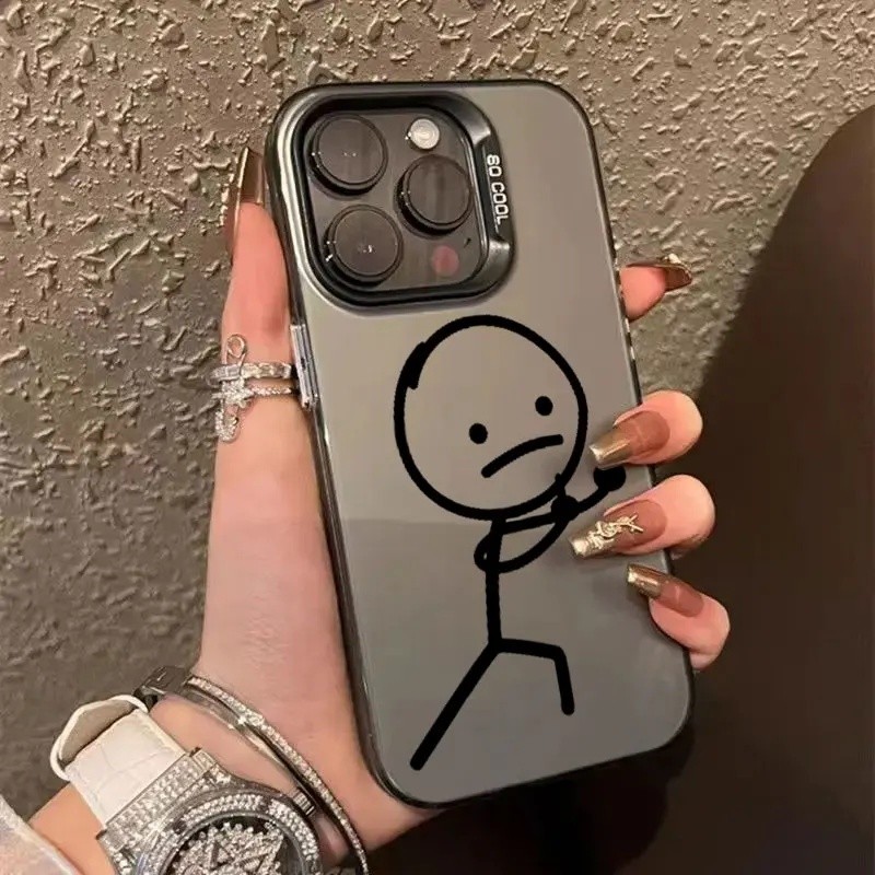 Capa Engraçada com Dedo do Meio para Apple iPhone 16e 16 14 15 13 11 Pro Max Plus Case 12 13 Mini 16e Capa de Telefone à