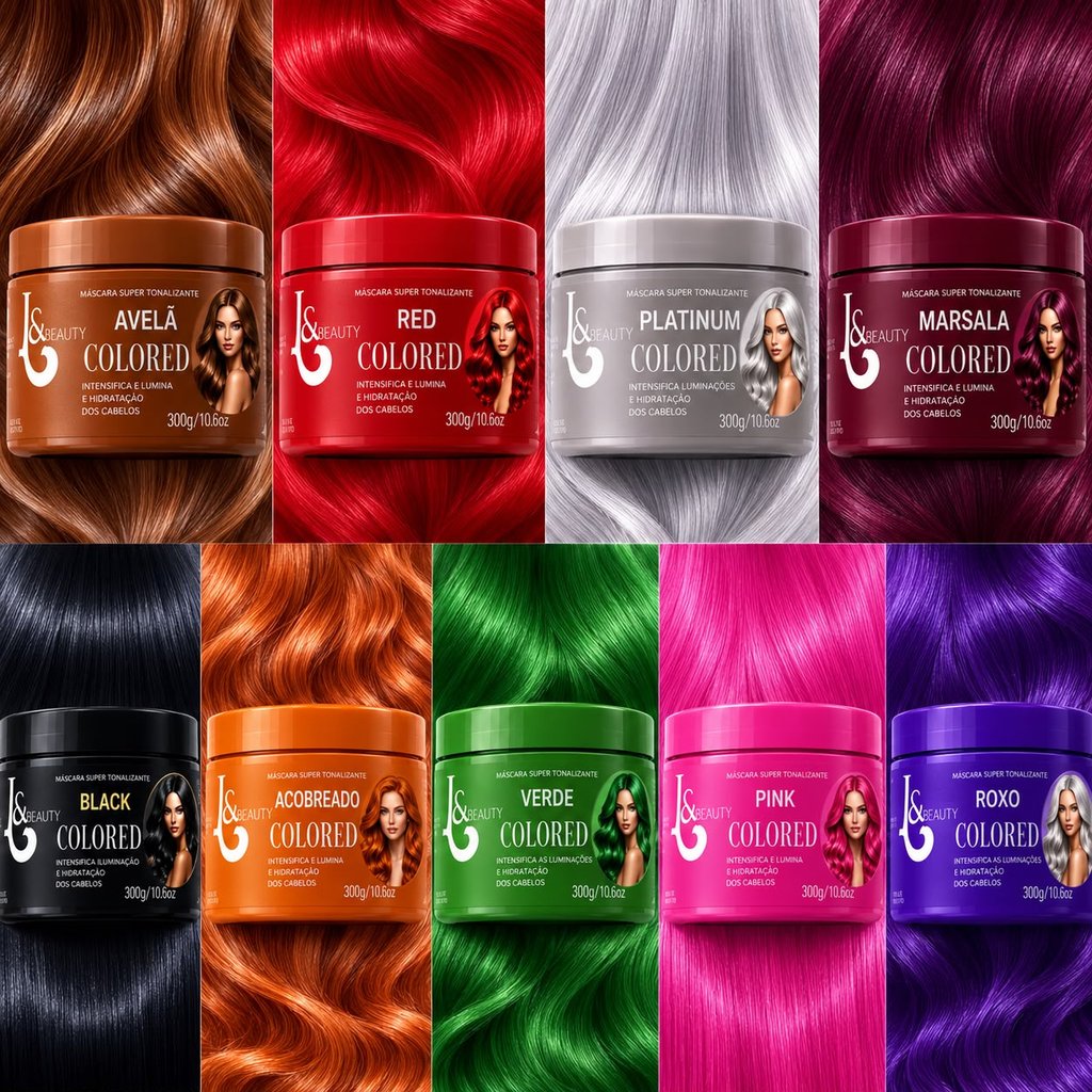 Máscara Matizadora Tonalizante - L&BEAUTY 300g