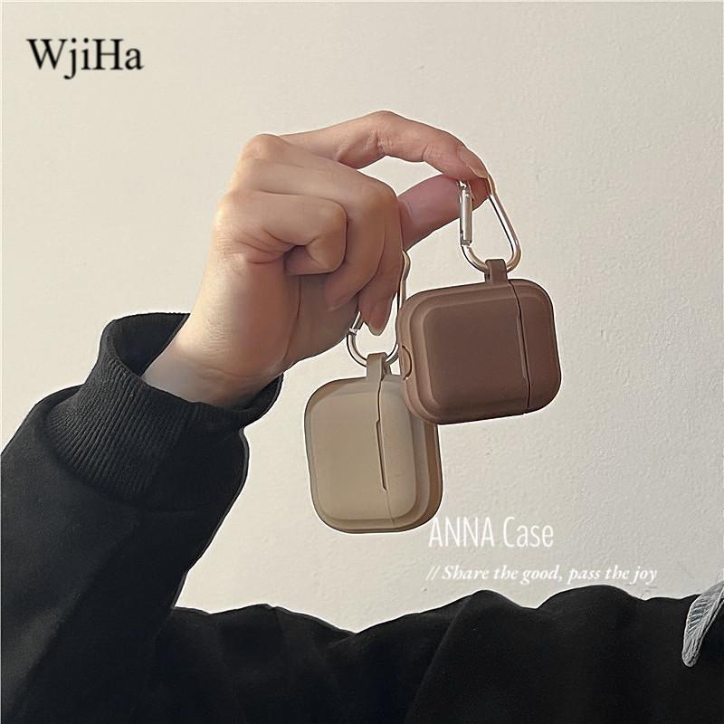 2026 Earth Milk Tea Color Capa protetora de Silicone adequada para airpods 4a ge