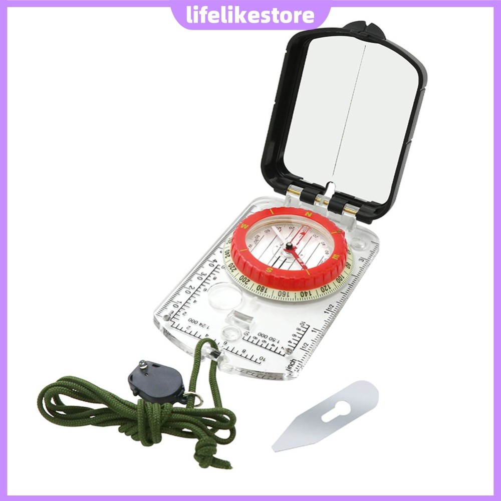 Bússola Digital Portátil De Sobrevivência Para Acampamento Caminhadas Em Aventura Ao Ar Livre [lifelikestore.br]