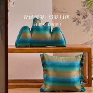Novo estilo chinês camuflagem apoio travesseiro travesseiro proteção da coluna Cervical sofá do escritório sala de estar
