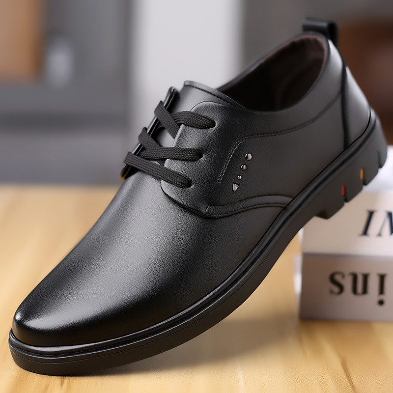 Sapatos de couro casuais masculinos 2026 verão novo estilo trabalho masculino All-Match negócios Formal Wear confortável