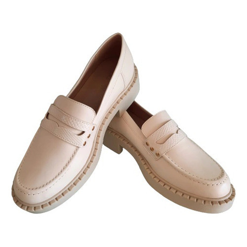 Sapato Loafer Feminino Mocassim Tratorado Sua Cia 14712 Confortável Macio Elegante Mosa Estilo