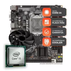 Kit Upgrade Intel I5 4ª, Cooler, Placa Mãe