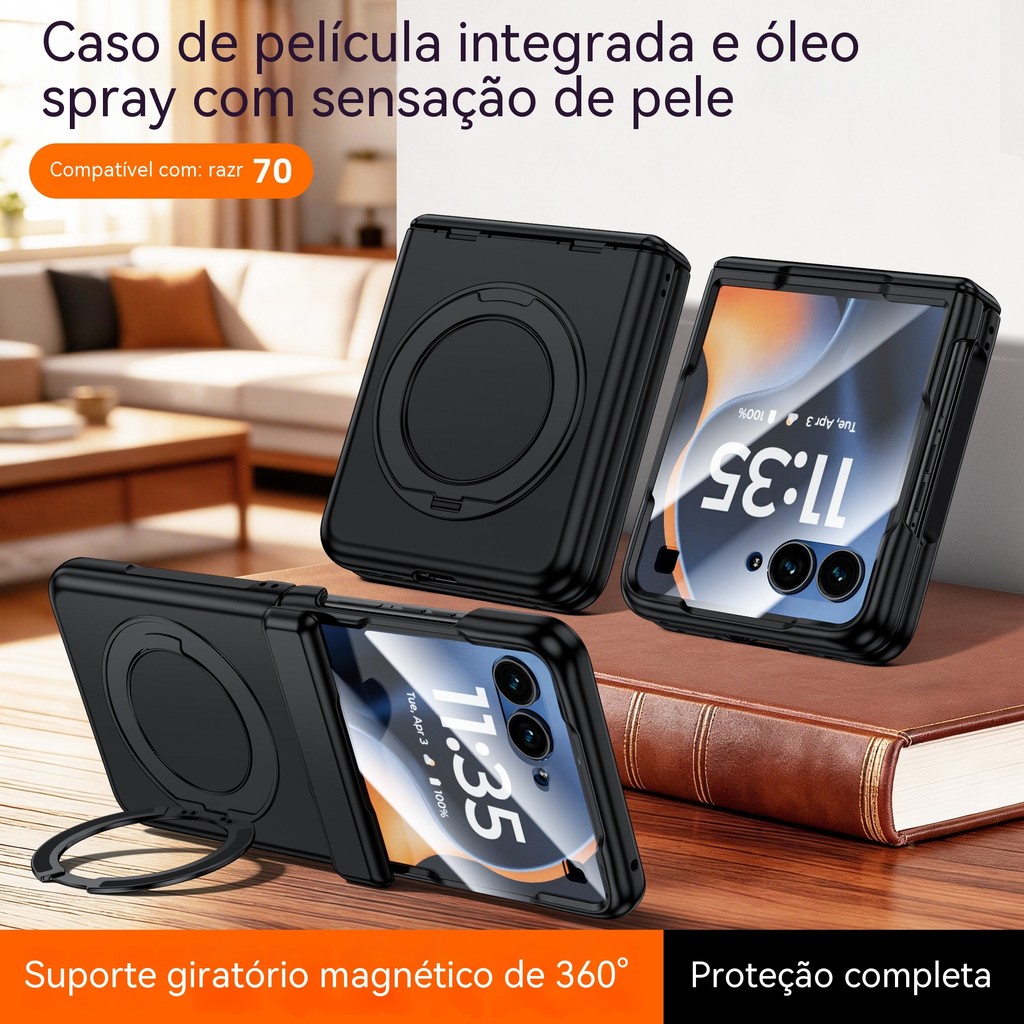 Motorola Razr 70/60/50 Suporte Ultra giratório Injeção de combustível Filme magn