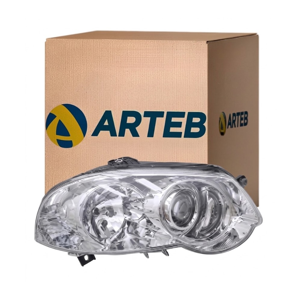 Farol Fiat Palio/strada/siena 2009 Ate 2013 Foco Duplo Croma Direito Arteb
