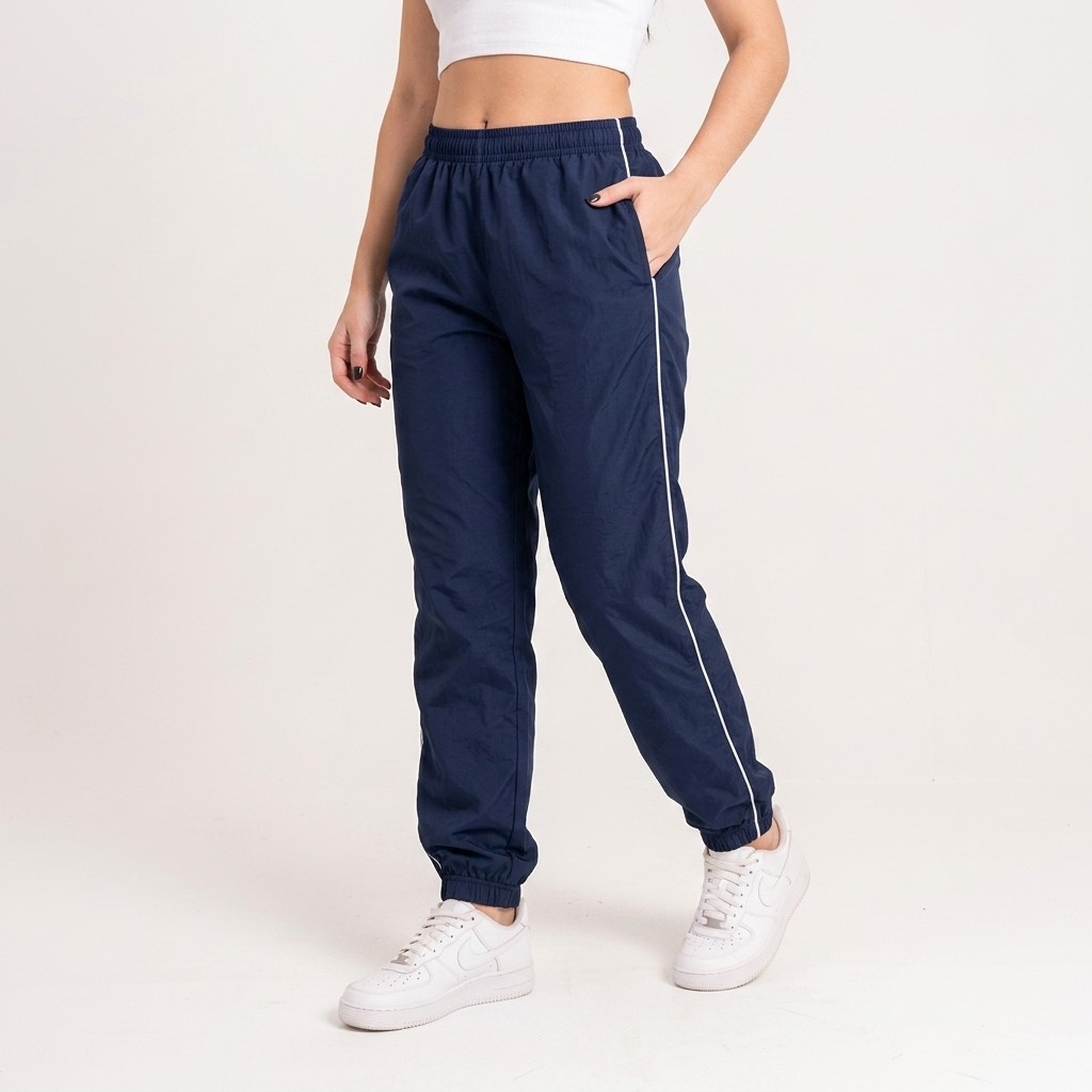 Calça Jogger Feminina Tactel com Elastano Treino Academia Caminhada Leve Confortável Dia a Dia