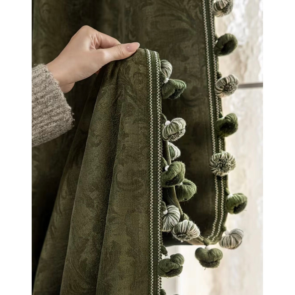 D DS venda quente cogumelo bola série cortina de renda artesanal bola decorativa de meia-idade acessórios de renda conta